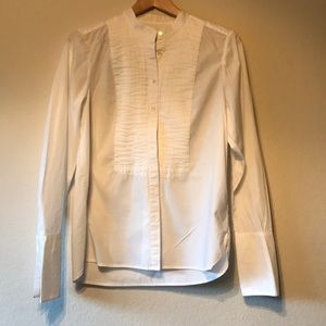 MADEWELL PLEATED BUTTON DOWN
